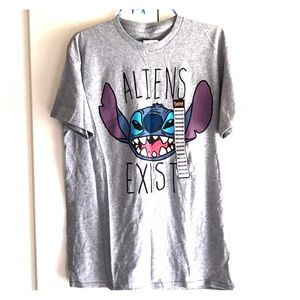 “Aliens Exist” Disney logo T-Shirt